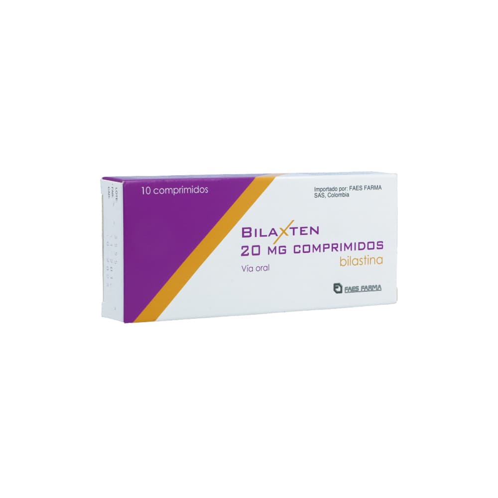 Bilaxten Tabletas 20Mg Caja X 10