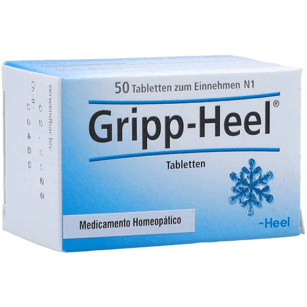 Gripp Heel Medicamento Homeopático Multiples Componentes Caja X 50 Tabletas