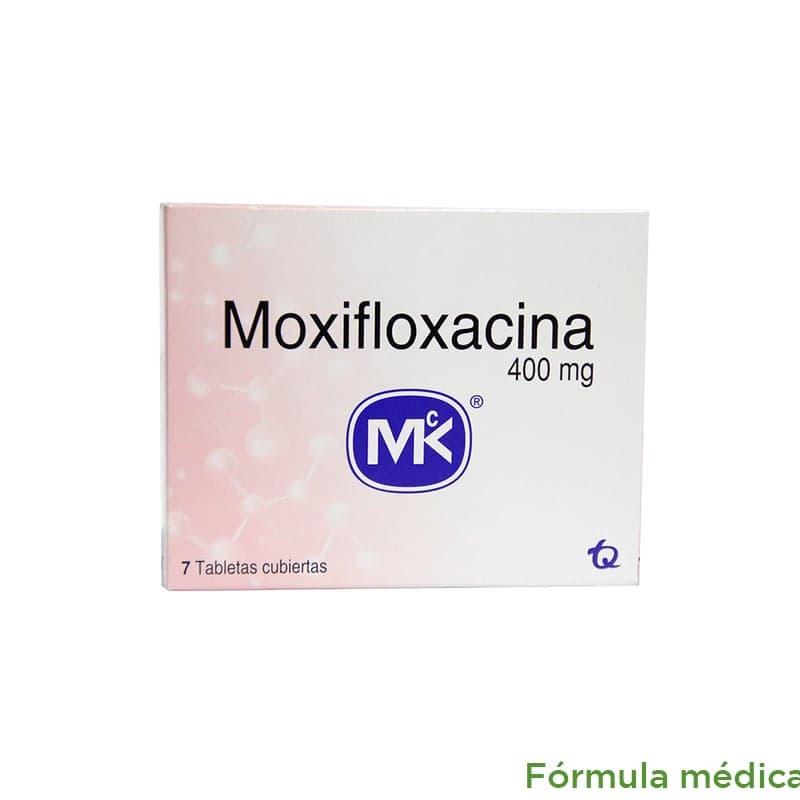 Moxifloxacina 400Mg Tabletas Recubiertas Caja X 7 Mk