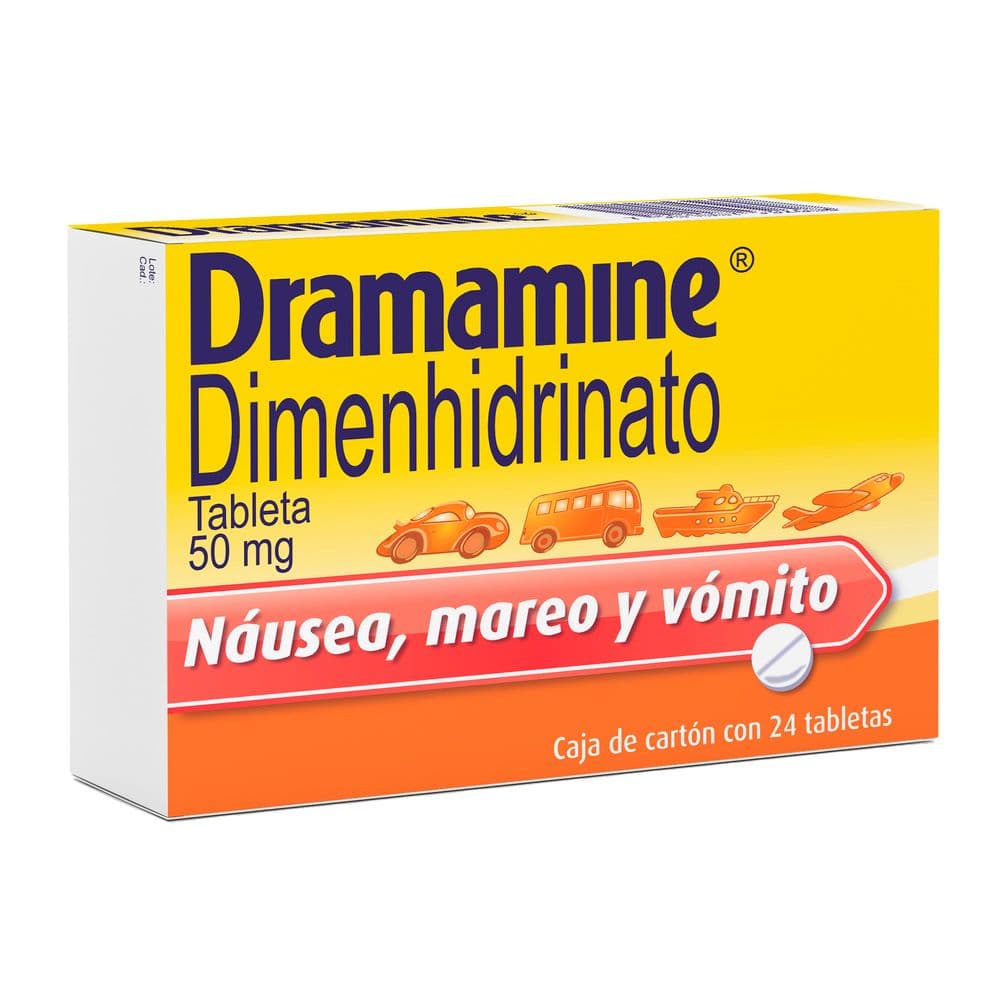 Dramamine Tabletas Caja X 24