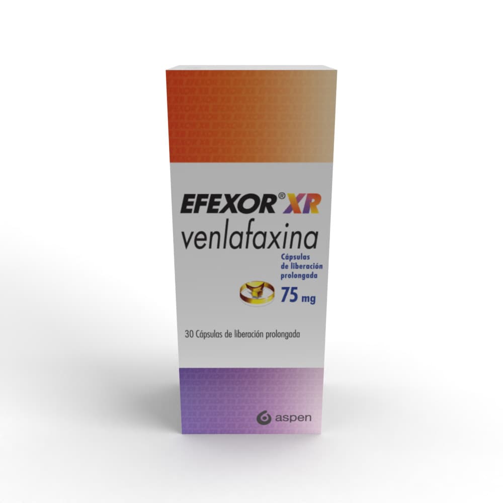 Efexor Xr Cápsulas Liberación Prolongada 75Mg Caja X 30