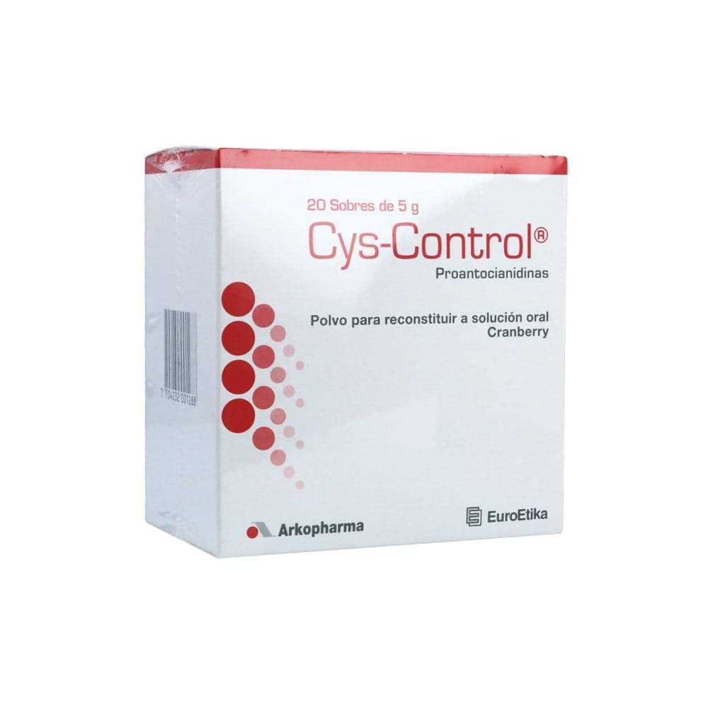 Cys Control Polvo Solución Oral 18Mg Caja X 20 Sobres X 5Gr