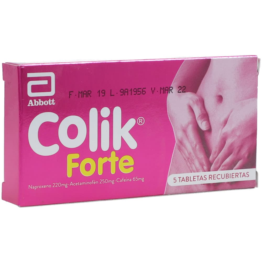 Colik Forte (250+65+220)Mg Tableta Recubierta Caja X 5