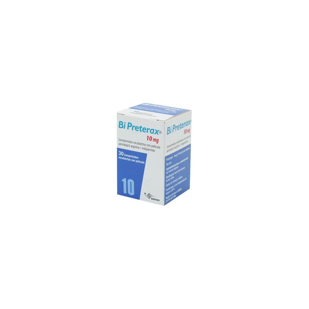 Bi Preterax (2.5+10)Mg Tabletas Recubiertas Caja X 30