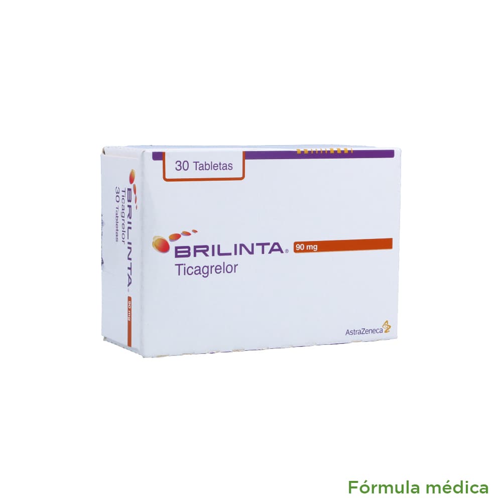 Brilinta Tabletas Recubiertas 90Mg Caja X 30