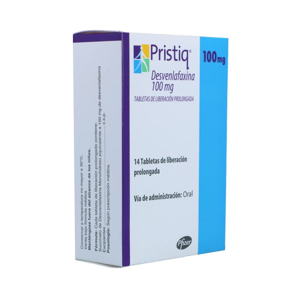 Pristiq Tabletas Liberación Prolongada 100Mg Caja X 14