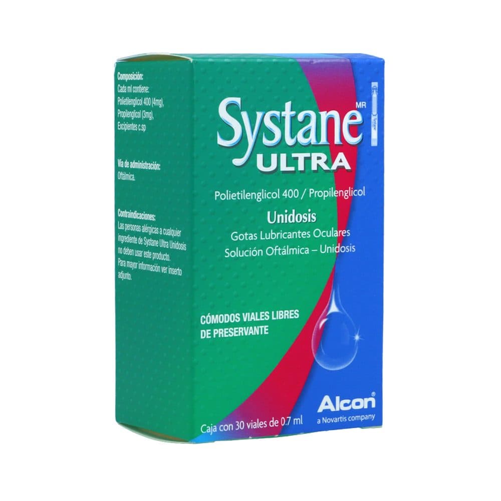 Systane Ultra Solución Oftálmica Unidosis Caja X 30 Viales X 0,7Ml
