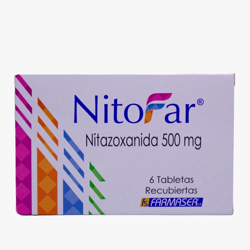 Nitofar 500Mg Tabletas Recubiertas Caja X 6
