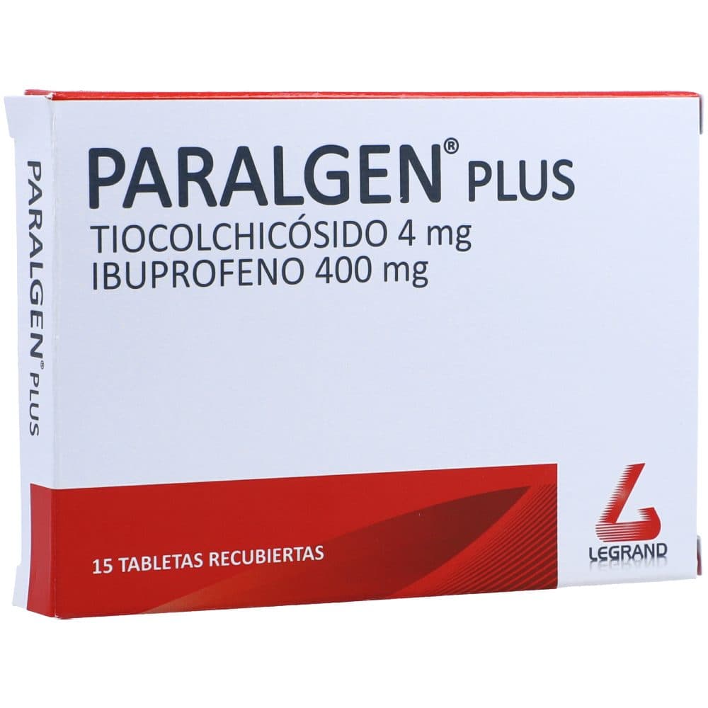 Paralgen Plus (4+400)Mg Caja X 15 Tabletas Recubiertas