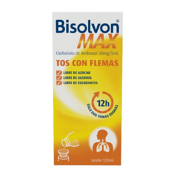 Bisolvon Max Jarabe Frasco X 120 Ml