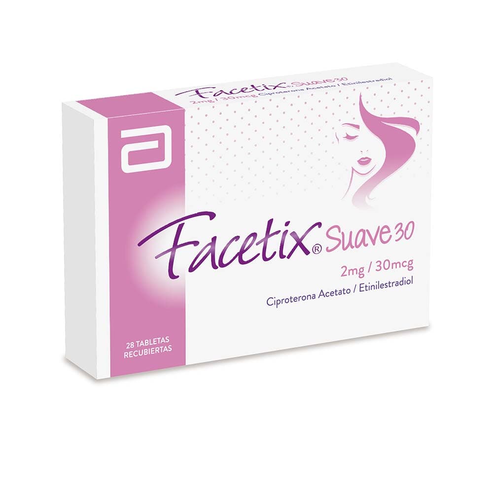 Facetix Suave 30 Tabletas Recubiertas (2+0.03)Mg Caja X 28