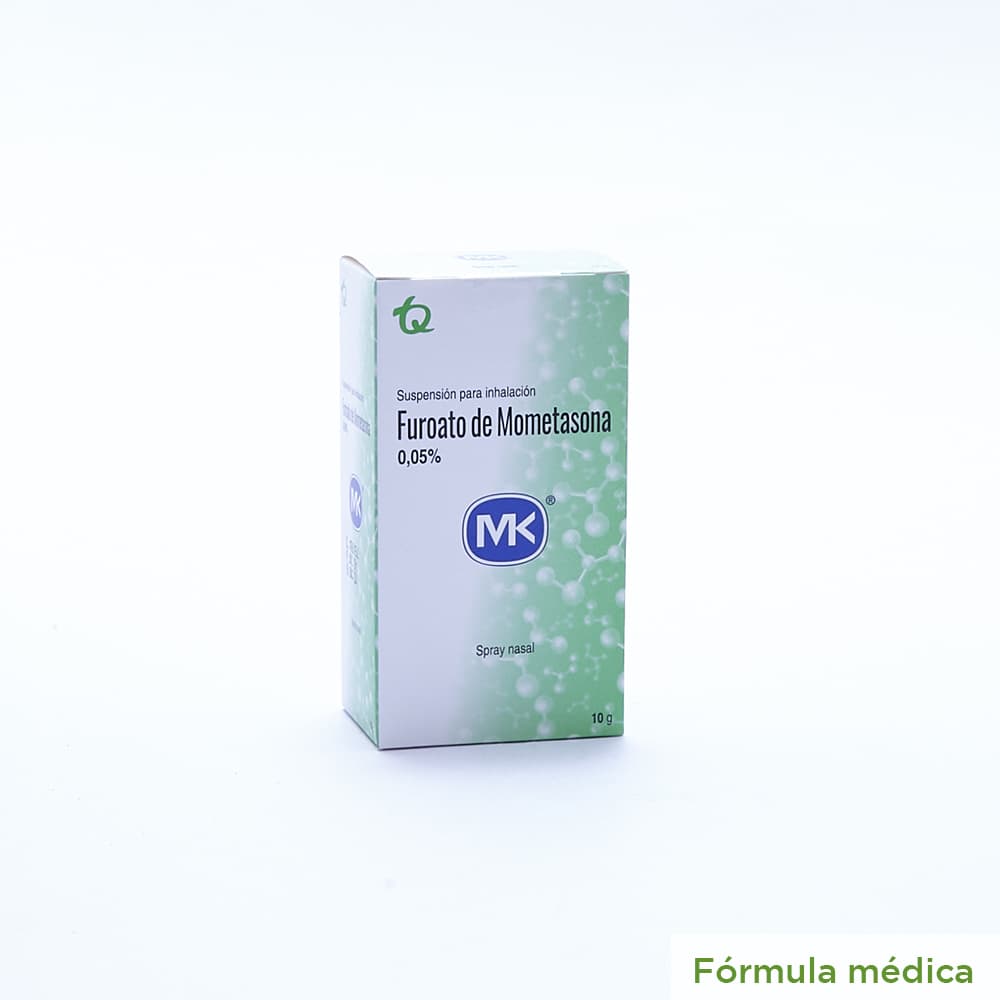 Furoato Mometasona 0.05% Suspensión Nasal Frasco X 10G X 100 Dosis