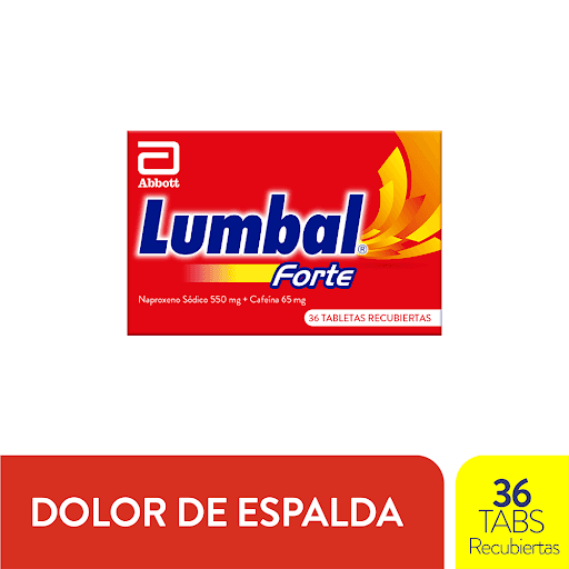 Lumbal Forte (550+65Mg)Blister X 6 Tabletas Recubiertas