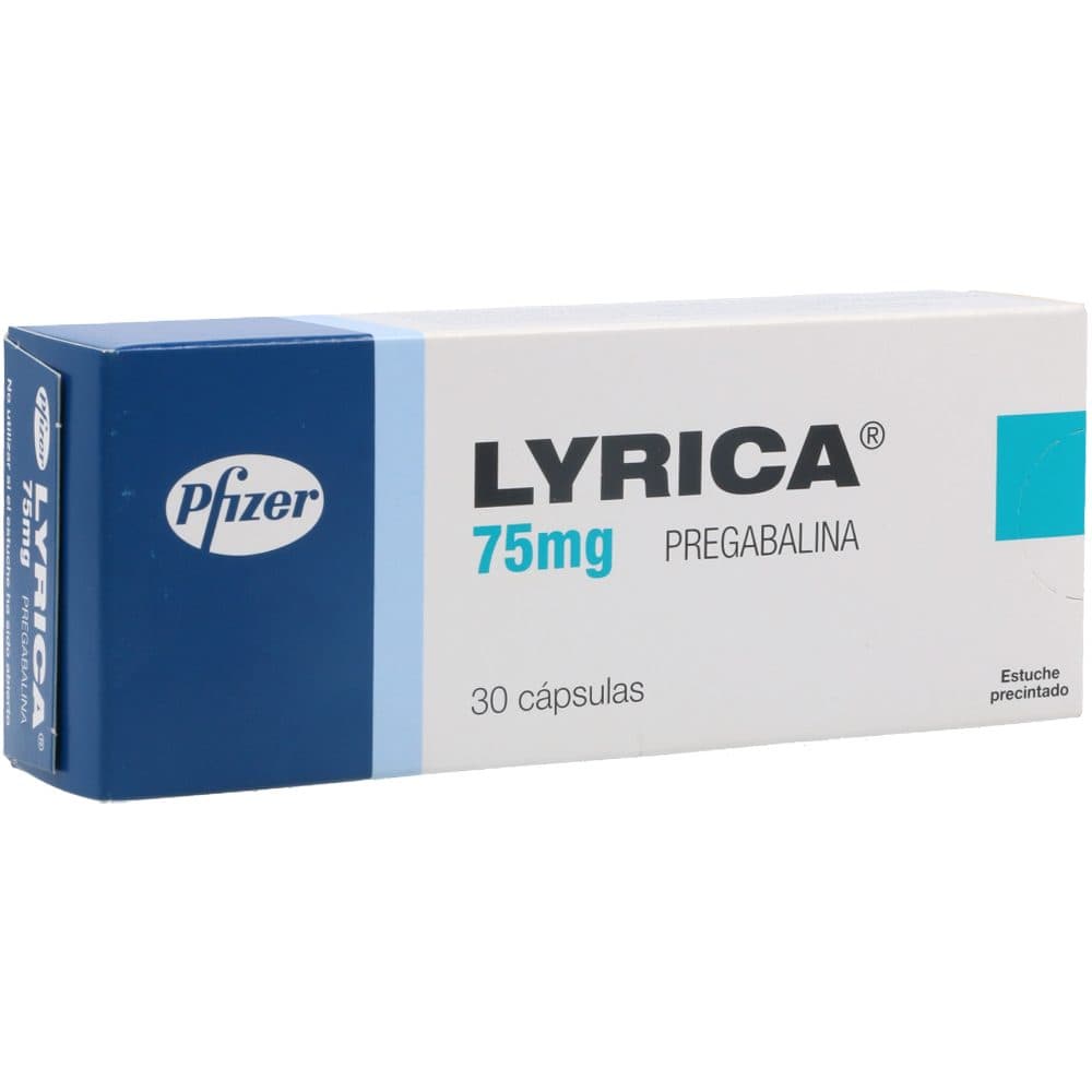 Lyrica 75Mg Caja X 30 Cápsulas