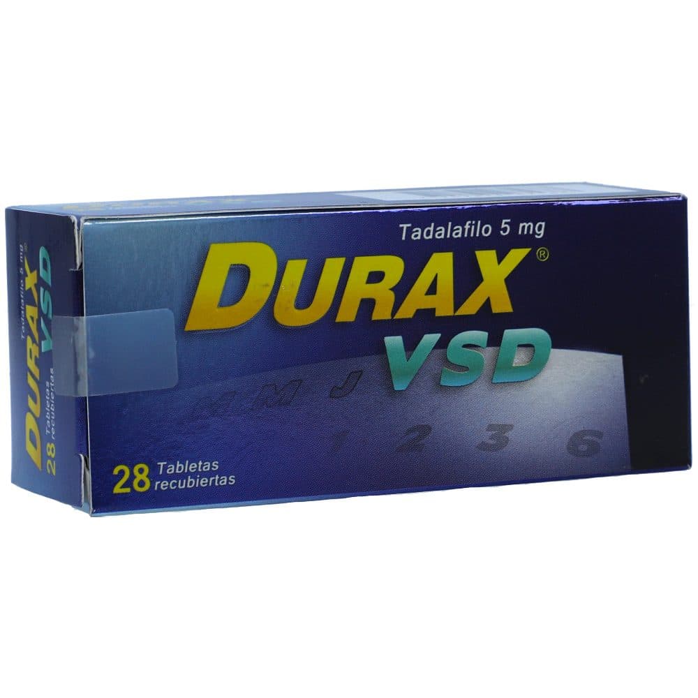 Durax Vsd Tabletas Recubiertas 5Mg Caja X 28