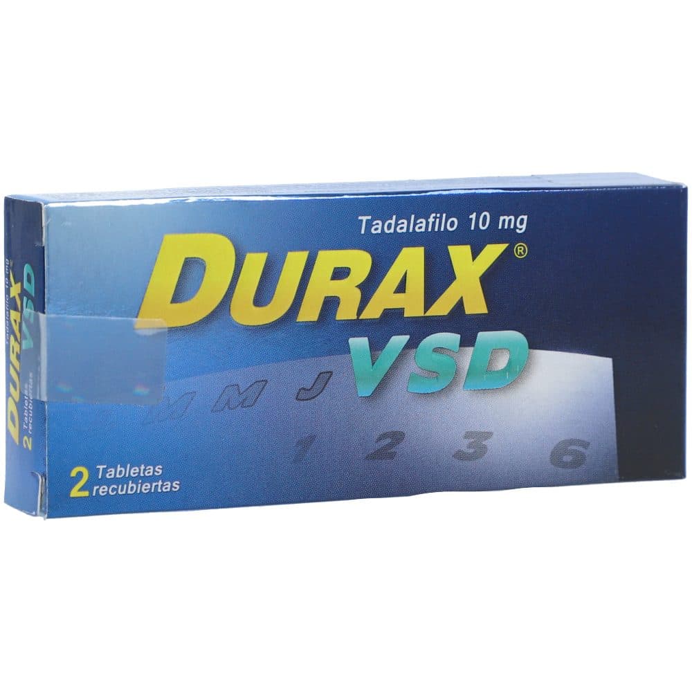 Durax Vsd 10Mg Caja X 2 Tabletas Recubiertas