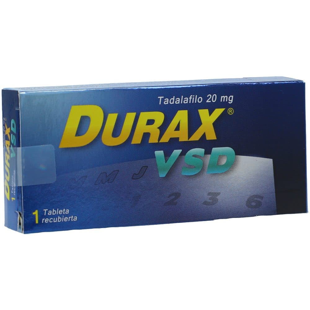Durax Vsd 20Mg Caja X 1 Tableta Recubiertas