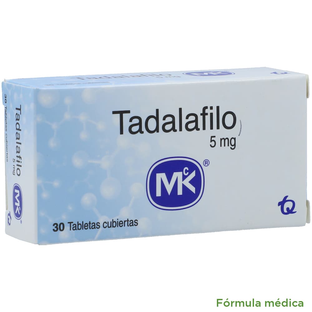 Tadalafilo Mk 5Mg Caja X 30 Tabletas Recubiertas