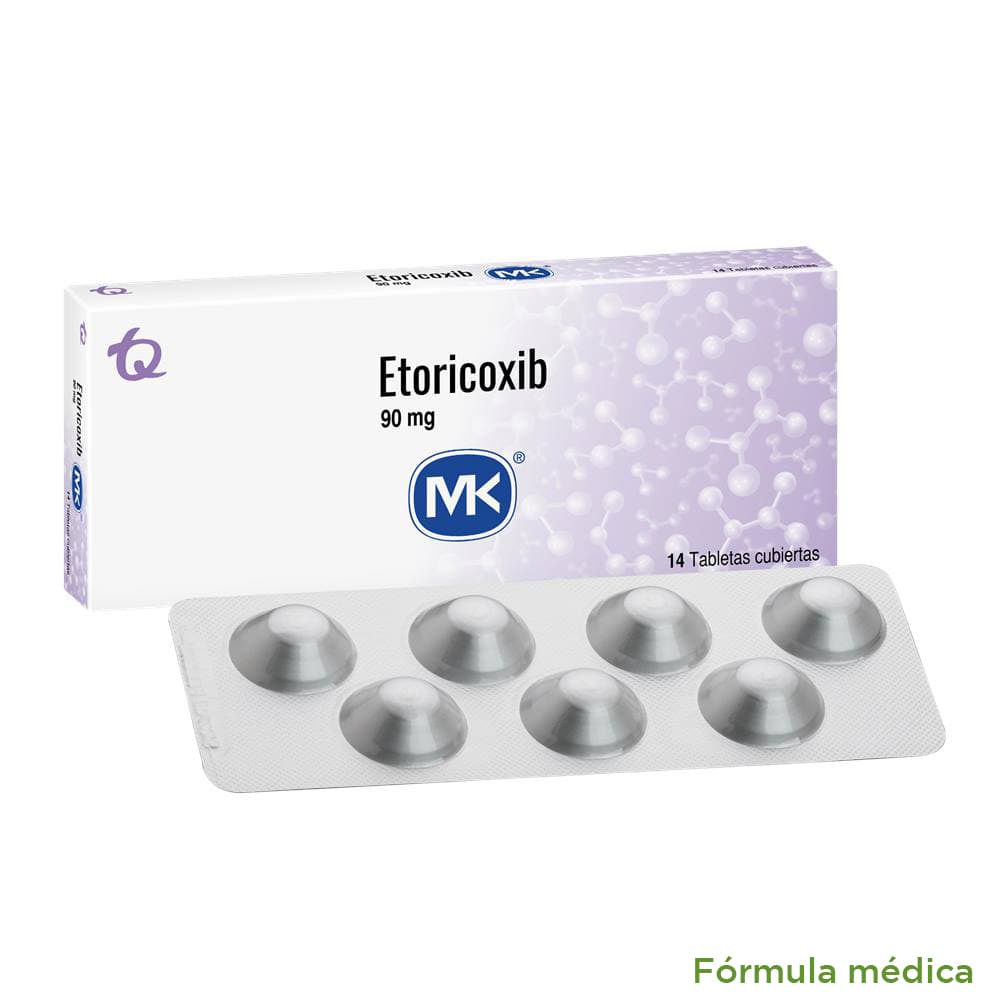 Etoricoxib Mk 90Mg Caja X 14 Tabletas Recubiertas