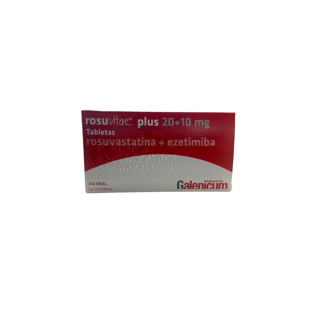 Rosuvitae Plus (10+20)Mg Tabletas Caja Por 30