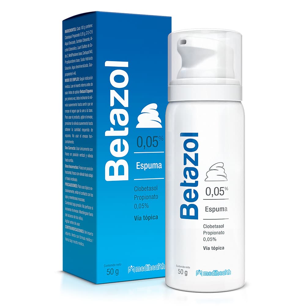 Betazol Espuma 0.05% Emulsión Frasco X 50Gr