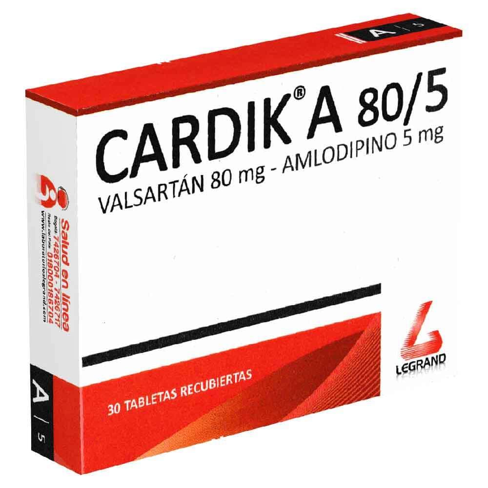 Cardik A (5+80)Mg Tableta Recubierta Caja Por 30