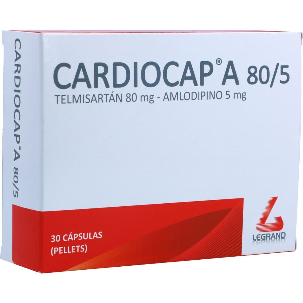 Cardiocap A Cápsulas (80+5)Mg Caja X 30