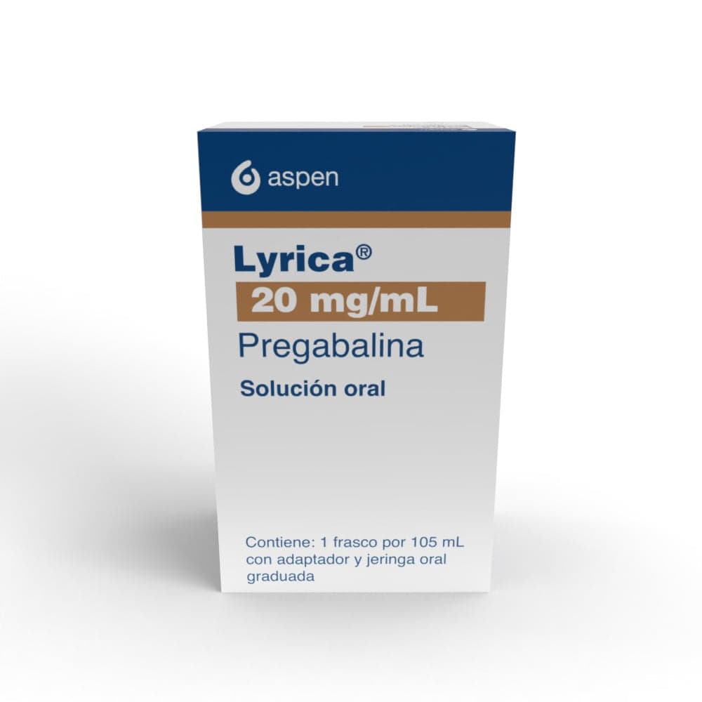 Lyrica 20Mg/Ml Solución Oral Frasco X 105Ml