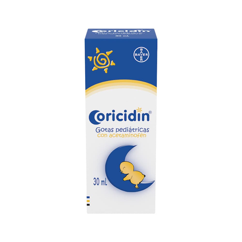 Coricidin Solución Oral (100Mg+0.5Mg)/Ml Frasco X 30Ml
