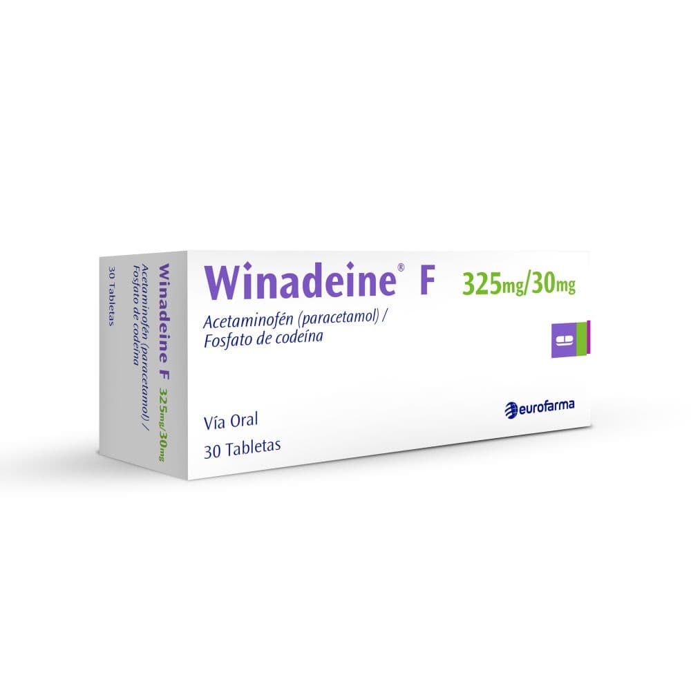 Winadeine F Tabletas (325+30)Mg Caja X 30