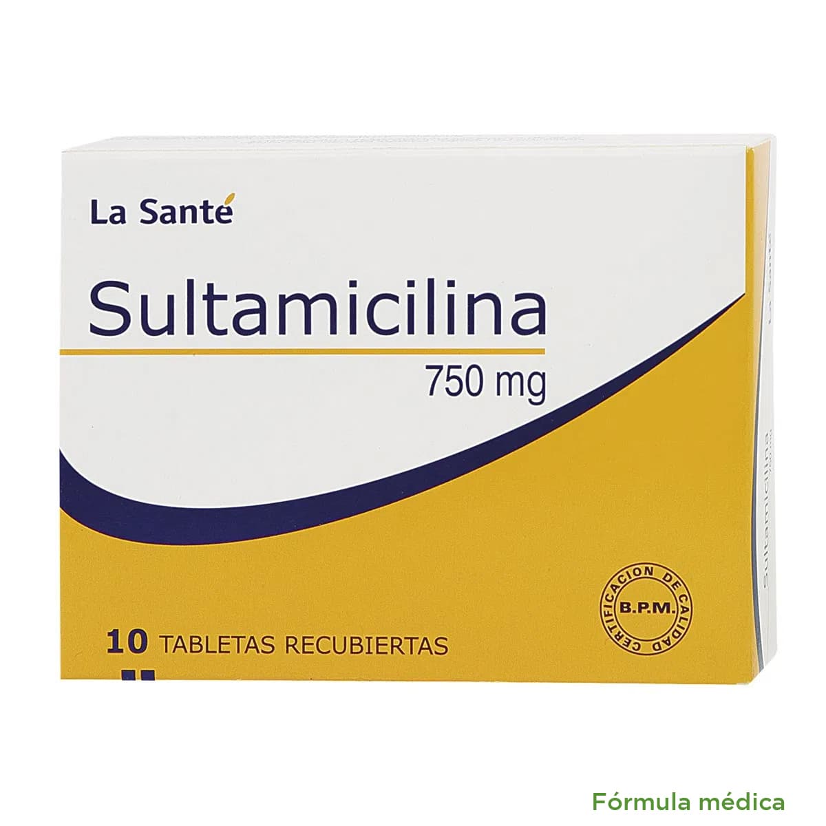 Sultamicilina 750Mg Tableta Recubierta Caja X 10 La Sante