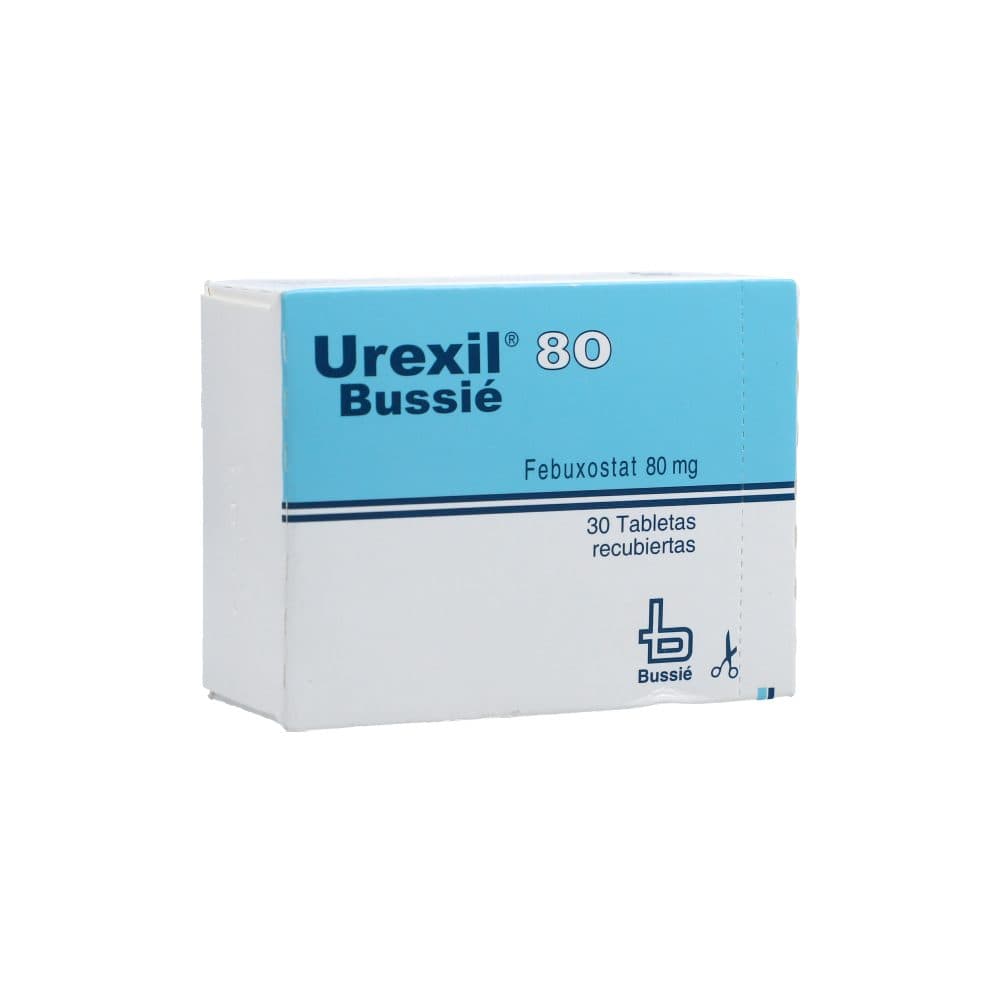 Urexil Tabletas Recubiertas 80Mg Caja X 30