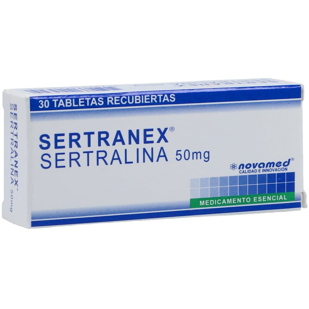 Sertranex 50Mg Caja X 30 Tabletas Recubiertas