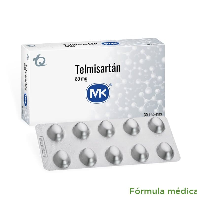 Telmisartan 80Mg Tableta Caja X 30 Mk