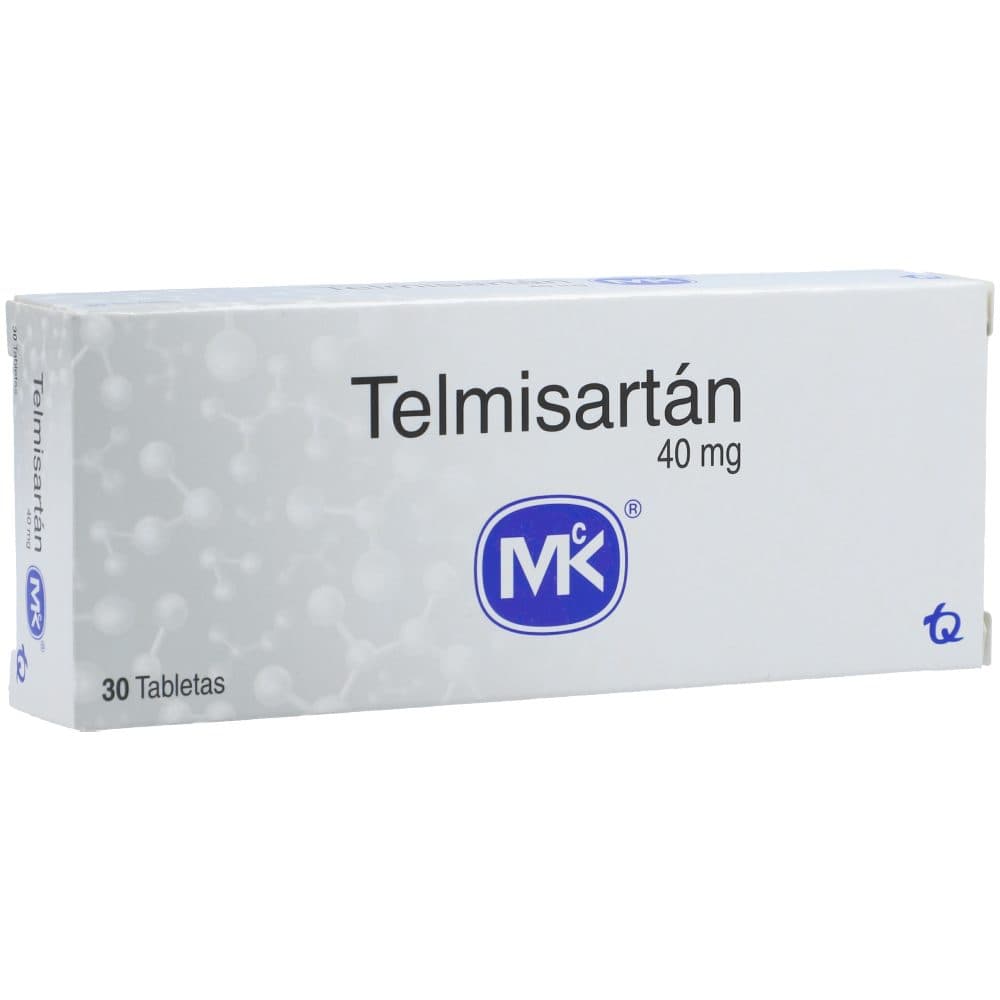 Telmisartan 40Mg Caja X 30 Tabletas