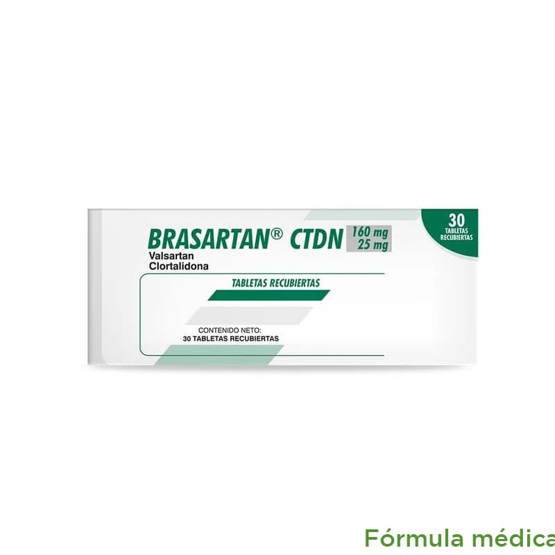 Brasartan Ctdn (25+160)Mg Tabletas Recubiertas Caja X 30