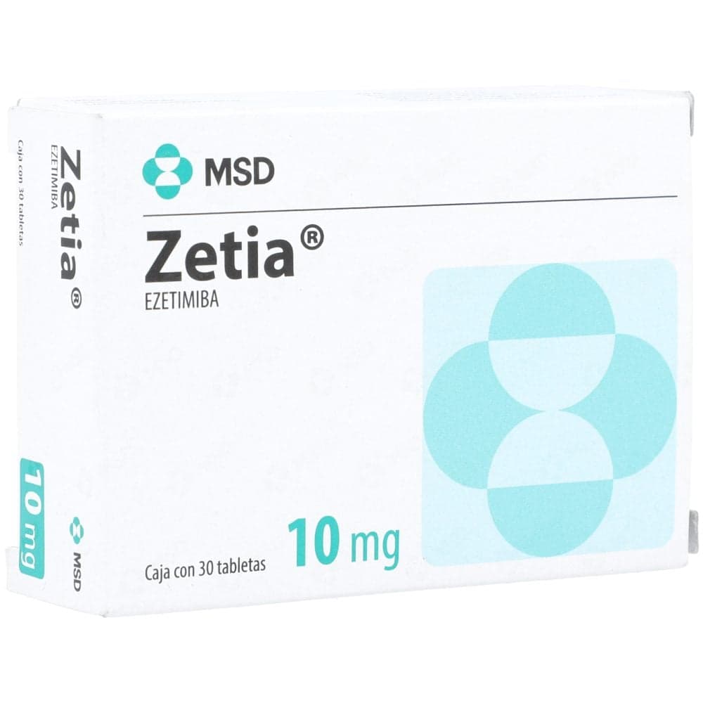 Zetia 10Mg Caja X 30 Tabletas