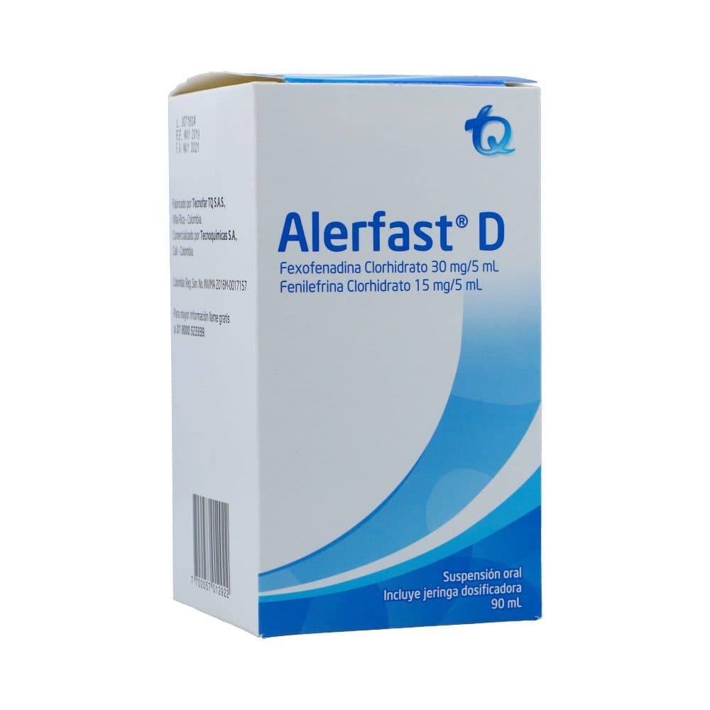 Alerfast D Suspensión Oral Frasco X 90Ml