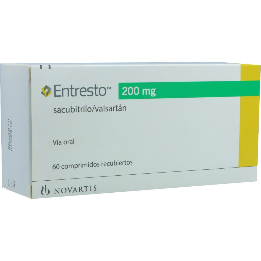 Entresto Tabletas Recubiertas 200Mg Caja X 60