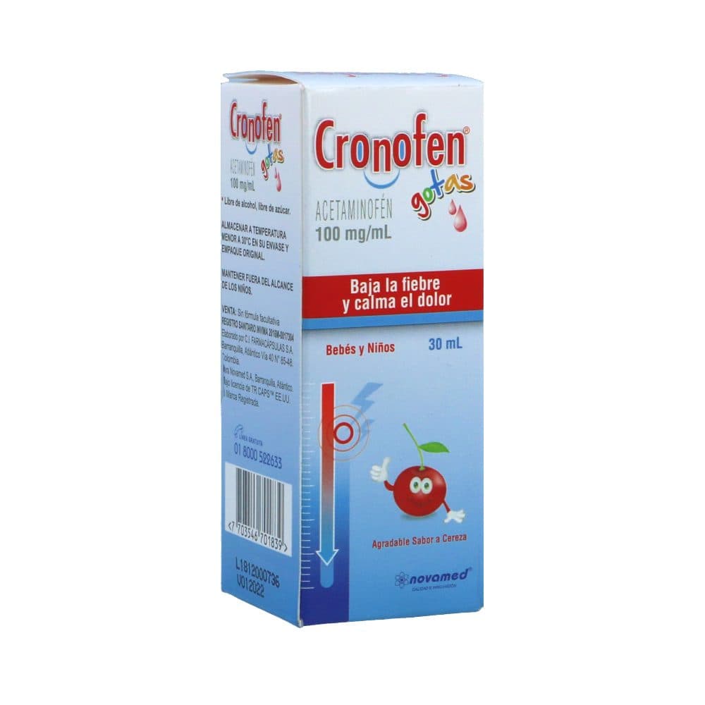 Cronofen Gotas Solución Oral Frasco X 30Ml Cereza