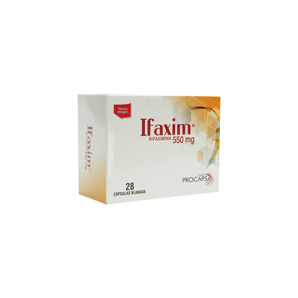 Ifaxim 550Mg Caja X 28 Cápsulas Blandas