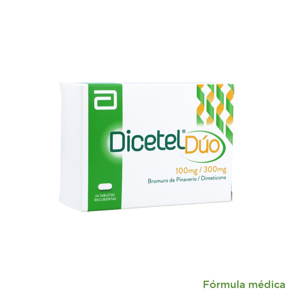 Dicetel Dúo Tabletas Recubiertas (100+300 ) Mg Caja X 24