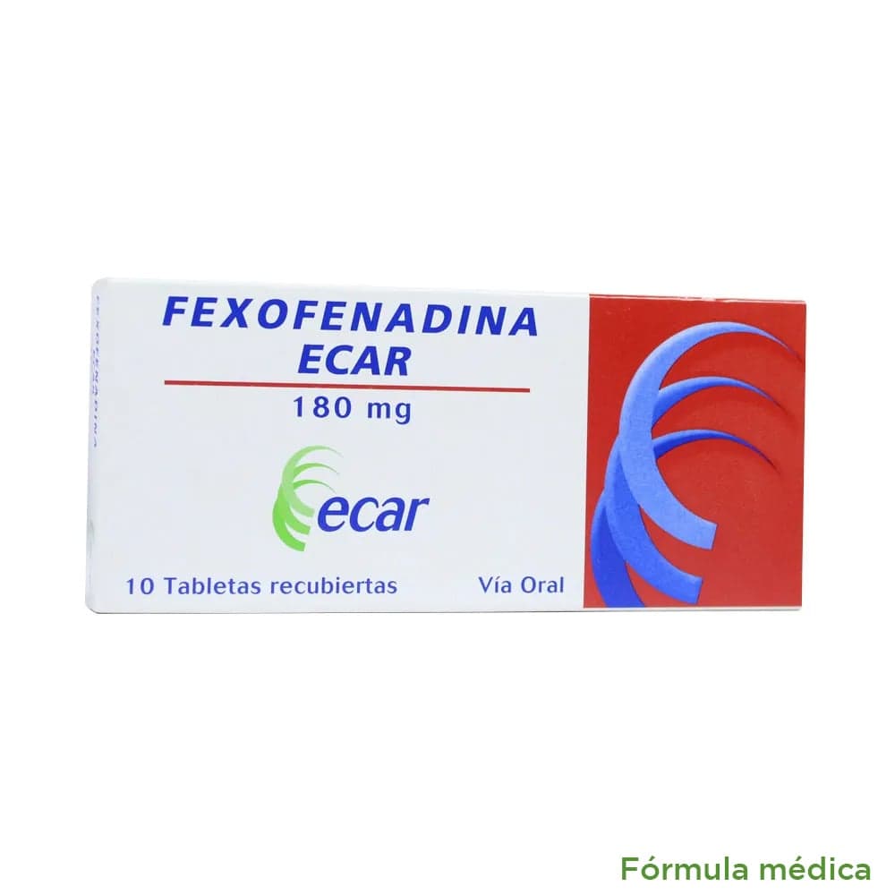 Fexofenadina 180Mg Tableta Recubierta Caja X 10 Ecar