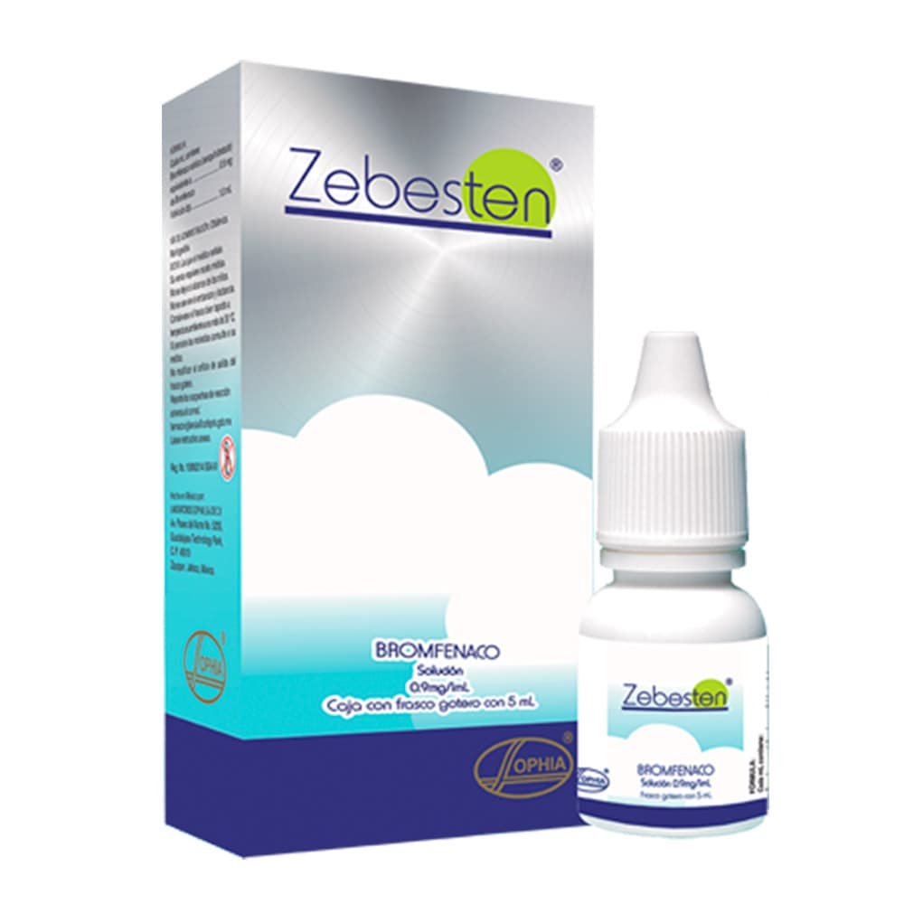 Zebesten Solución Oftálmica 0.09% Frasco X 5Ml