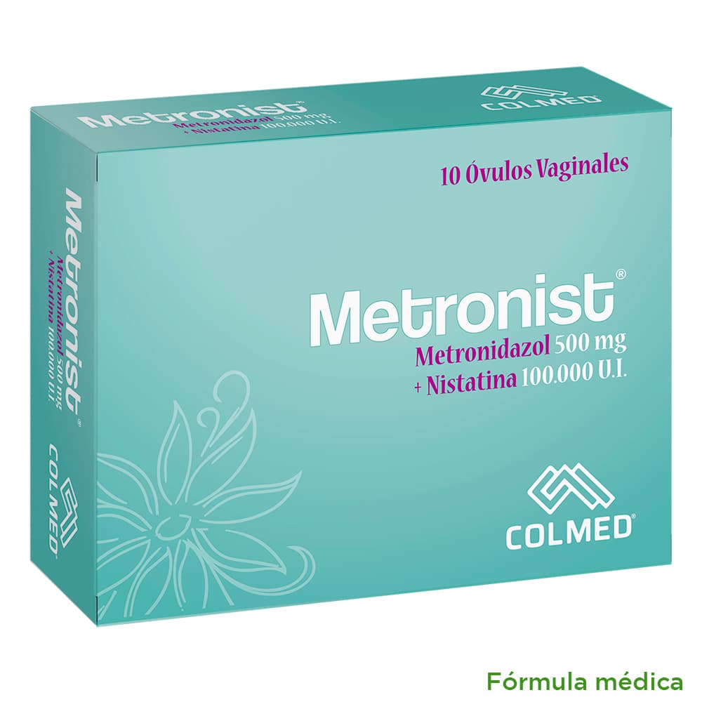 Metronist 500Mg+100000Ui Ovulos Caja Por 10