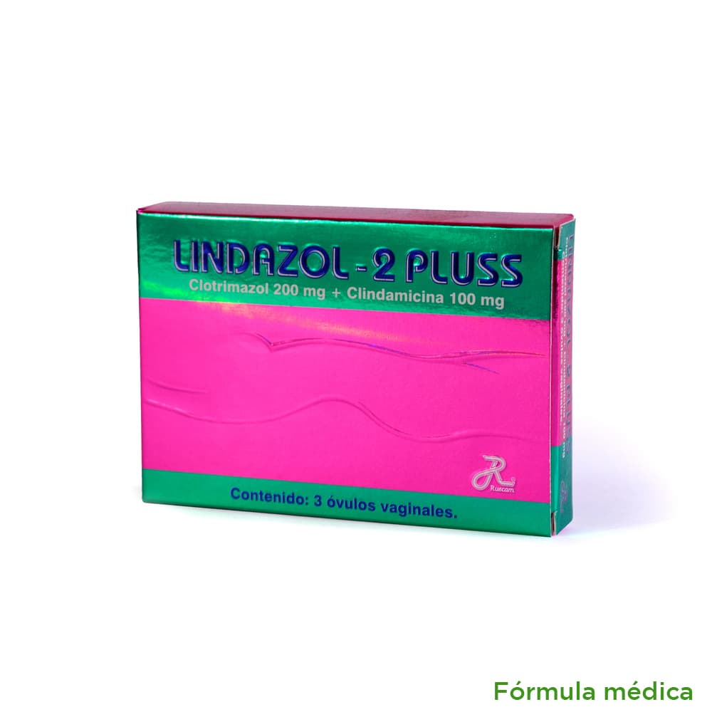 Lindazol-2 Pluss (100+200)Mg Ovul Caja Por 3