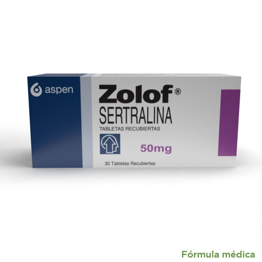 Zolof Tabletas Recubiertas 50Mg Caja X 30