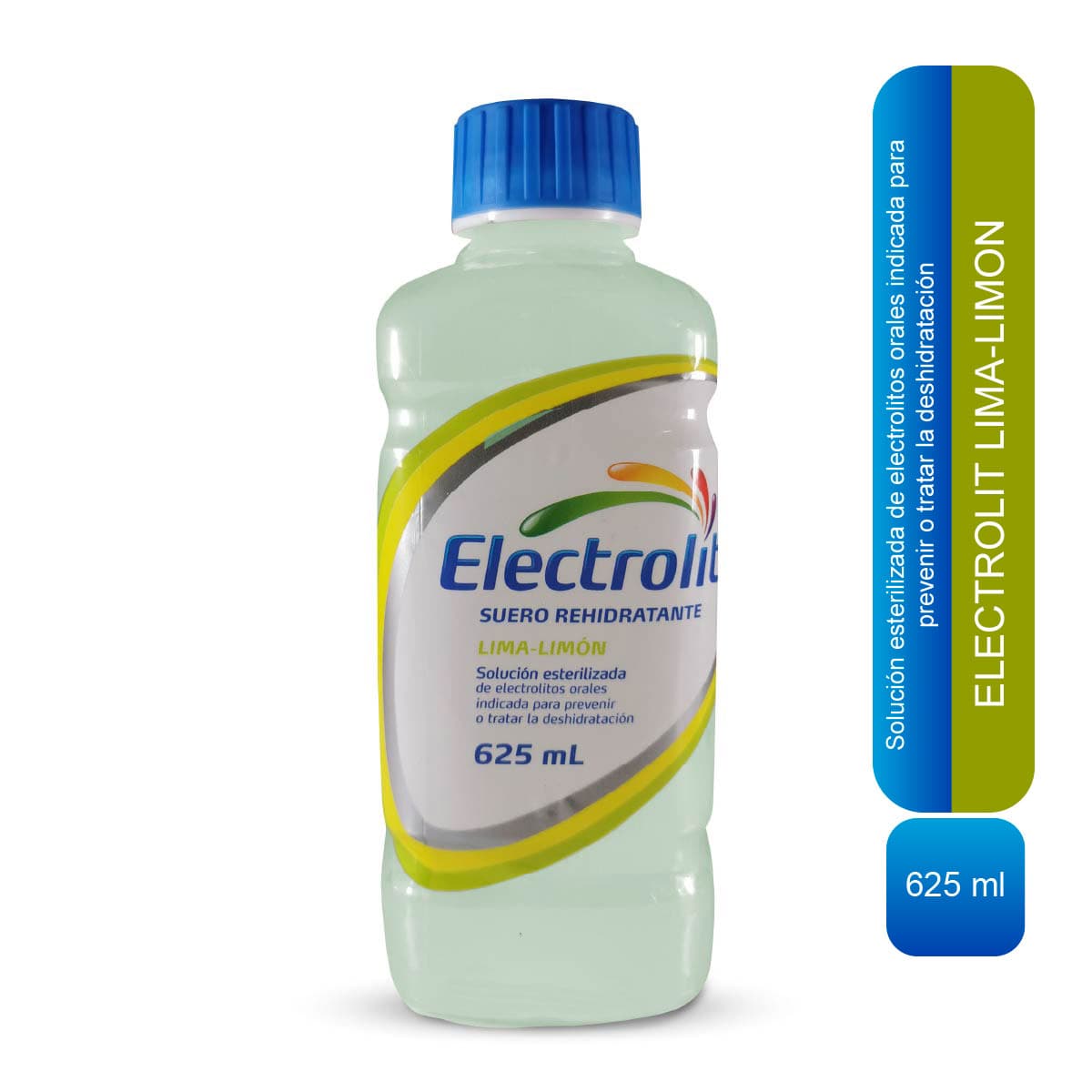 Electrolit Solución Oral Frasco X 625Ml - Sabor Lima & Limón