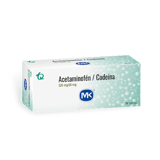 Acetaminofen+Codeina (325+30)Mg Tabletas Caja X 30 Mk