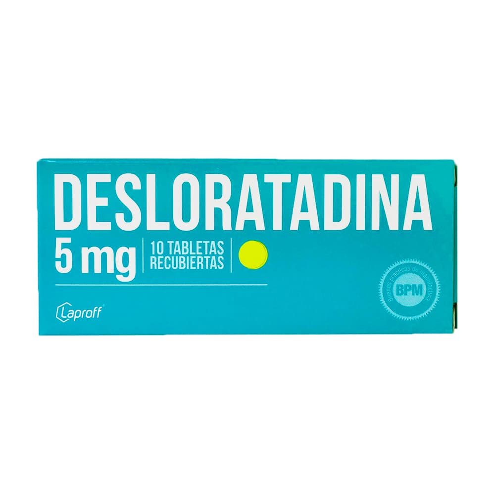 Desloratadina 5Mg Tab Rec Caj10 Laproff